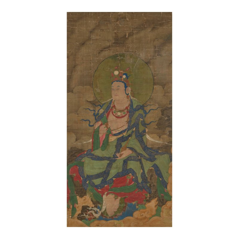 佚名　水月觀音　設色絹本　鏡框　明代 | ANONYMOUS (MING DYNASTY)