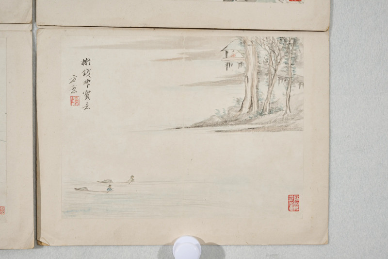 方薰  《抚古四屏》 - 图6