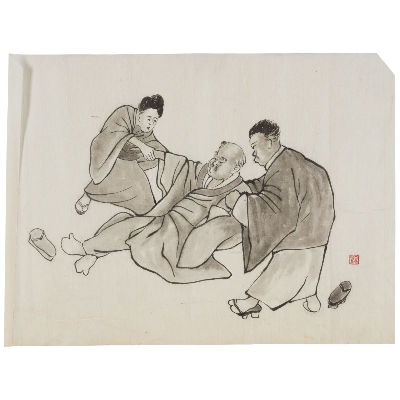 蔣彝（1903-1977）　〈日本畫記〉圖稿　水墨紙本　軟片一百七十九幀　一九七二年作 | CHIANG YEE (JIANG YI, 1903-1977) - 图8