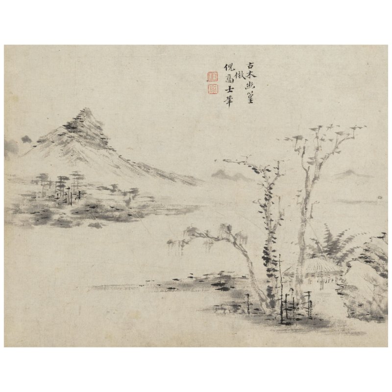 陸泉　仿古山水　水墨/設色紙本　十一開冊　約一八一五年作 | LU QUAN - 图13