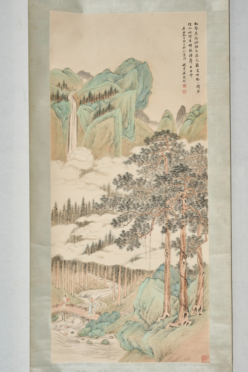 吴毂祥 1901年作 《携琴访友图》 - 图3
