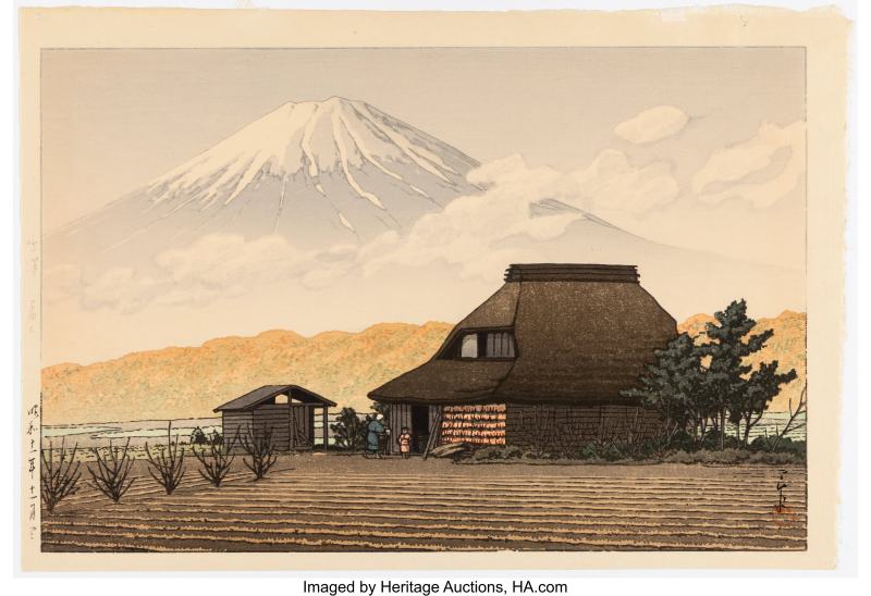 Kawase Hasui (Japanese, 1883-1957), Mt. Fuji from Narusawa (Narusawa no Fuji)