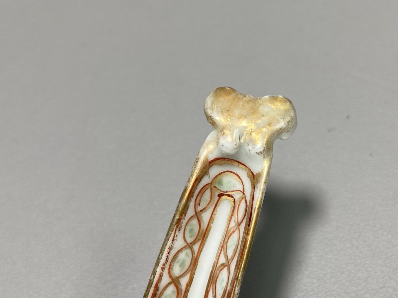 清乾隆 粉彩阳文汤匙 - 图7