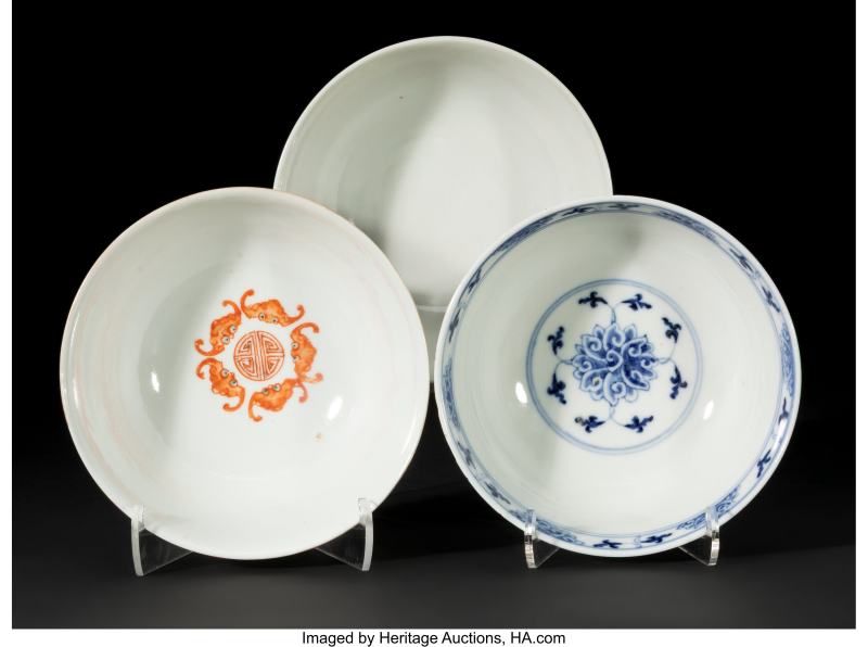 A Group of Three Chinese Enameled Bowls - 图2