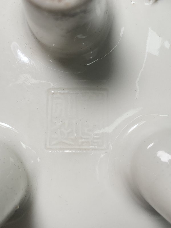 清早期 德化白釉象耳炉 - 图22