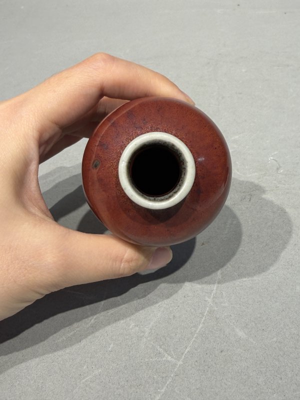 清早期 铁锈斑小梅瓶 - 图5