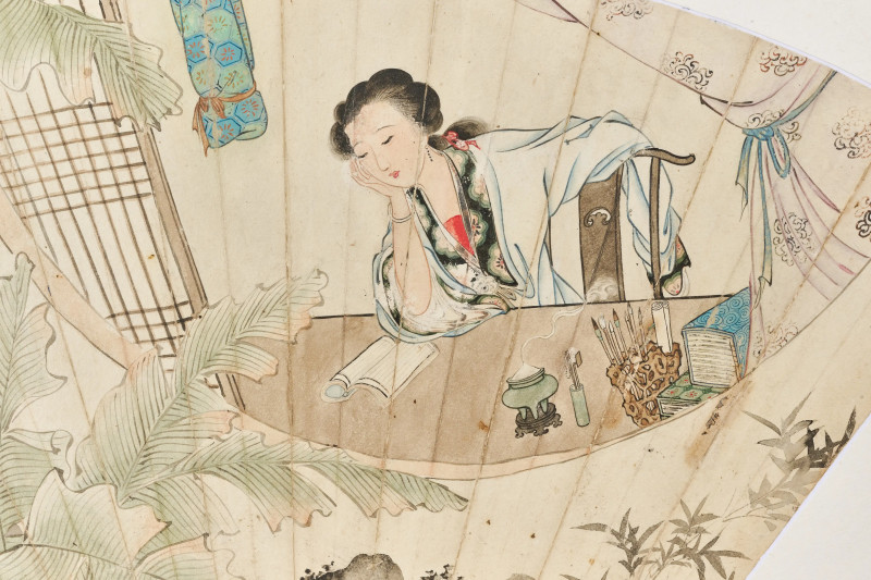 蔡铣、黄均  《仕女图》 - 图3