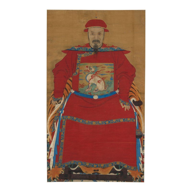 佚名　將軍肖像　設色紙本　鏡框　十八世紀 | ANONYMOUS (18TH CENTURY)