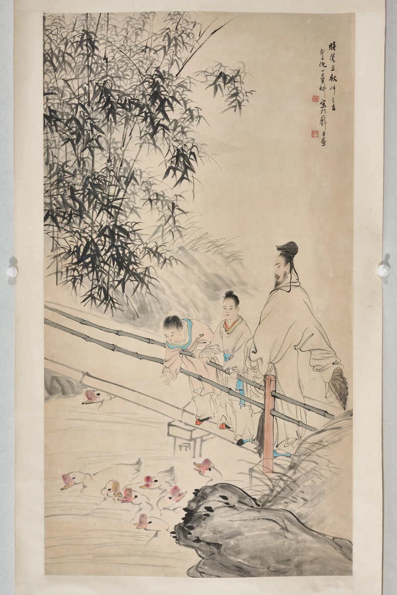 倪田  《羲之爱鹅》 - 图3