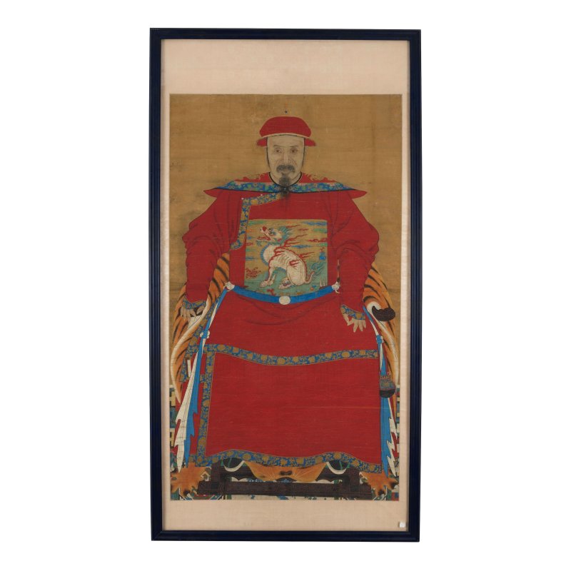 佚名　將軍肖像　設色紙本　鏡框　十八世紀 | ANONYMOUS (18TH CENTURY) - 图2