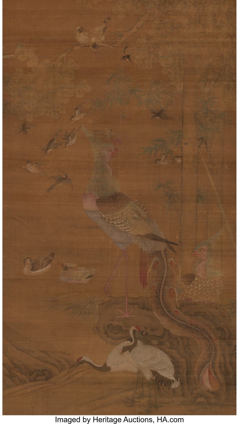 Attributed to Lu Ji (Chinese, b. 1477), Phoenix