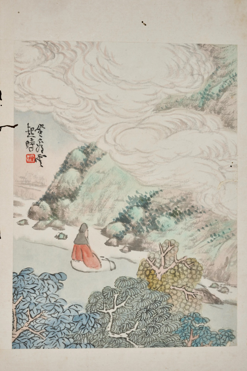 吴伯滔  《山水十二开》 - 图10