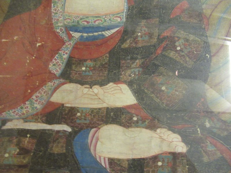 佚名　釋迦摩尼　設色絹本　鏡框　明代 | ANONYMOUS (MING DYNASTY) - 图5