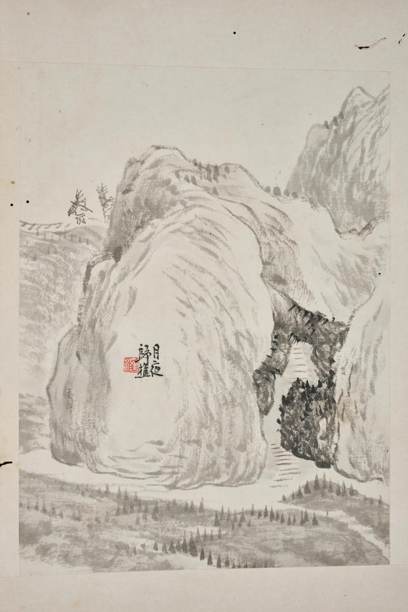 吴伯滔  《山水十二开》 - 图4