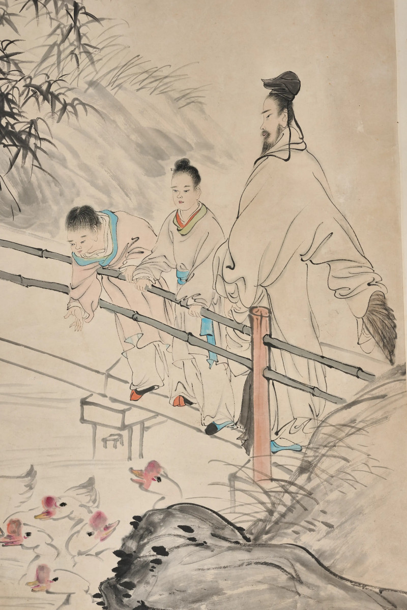 倪田  《羲之爱鹅》 - 图5
