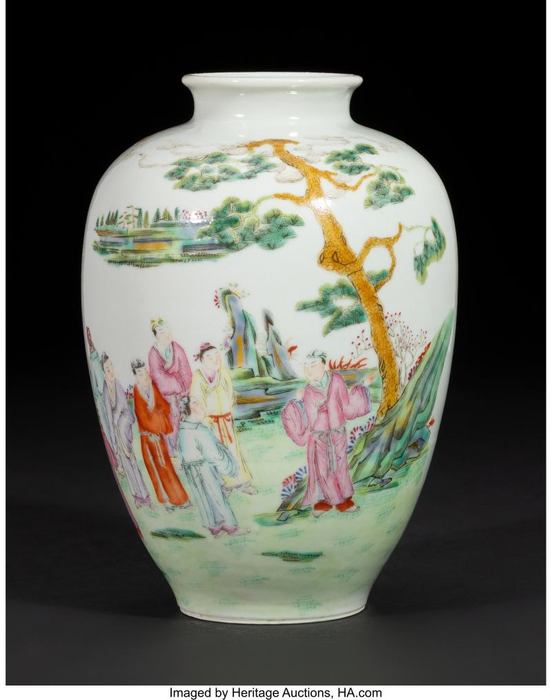 A Chinese Famille Rose Vase