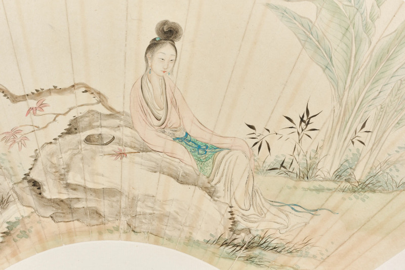 蔡铣、黄均  《仕女图》 - 图7