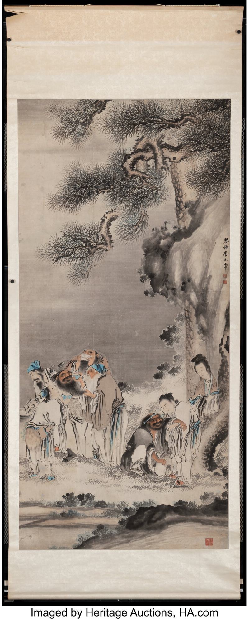 After Li Shizhuo (Chinese, 1687-1770), The Eight Immortals - 图2