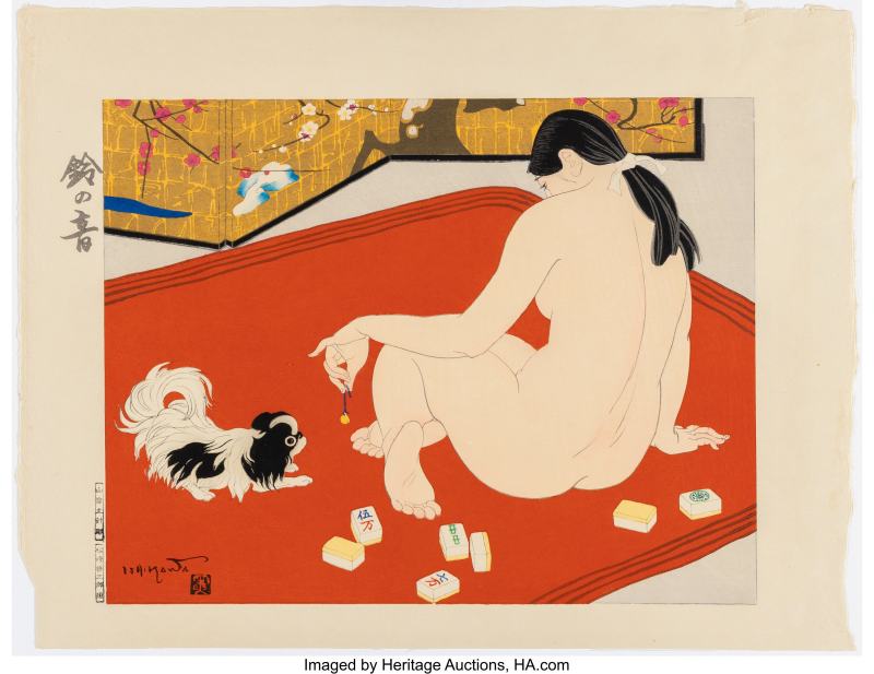 Ishikawa Toraji (Japanese, 1875-1964), Two Works from the series Ten Types of Female Nudes (Rajo jusshu), 1934-1935