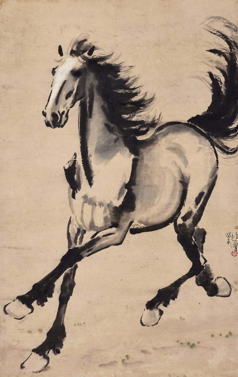 1943年作 奔马图