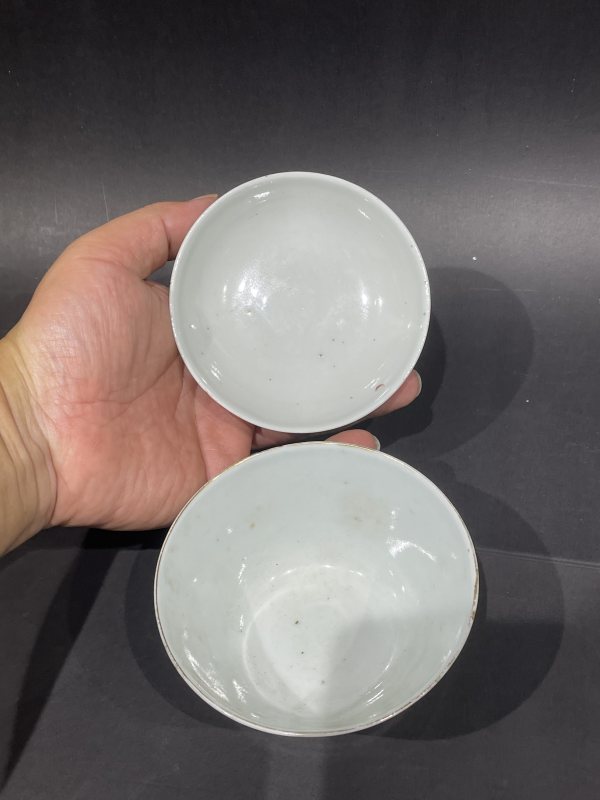 民国 粉彩花卉纹盖碗 - 图9
