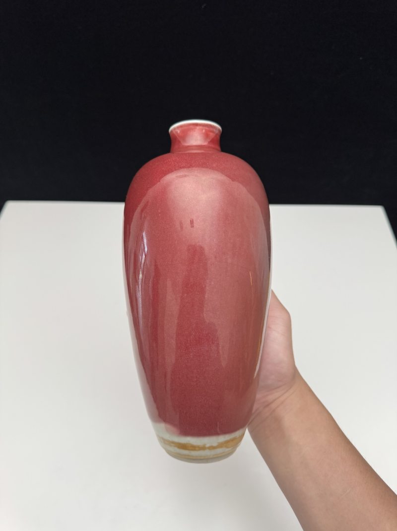 清康熙 郎窑红釉梅瓶 - 图10