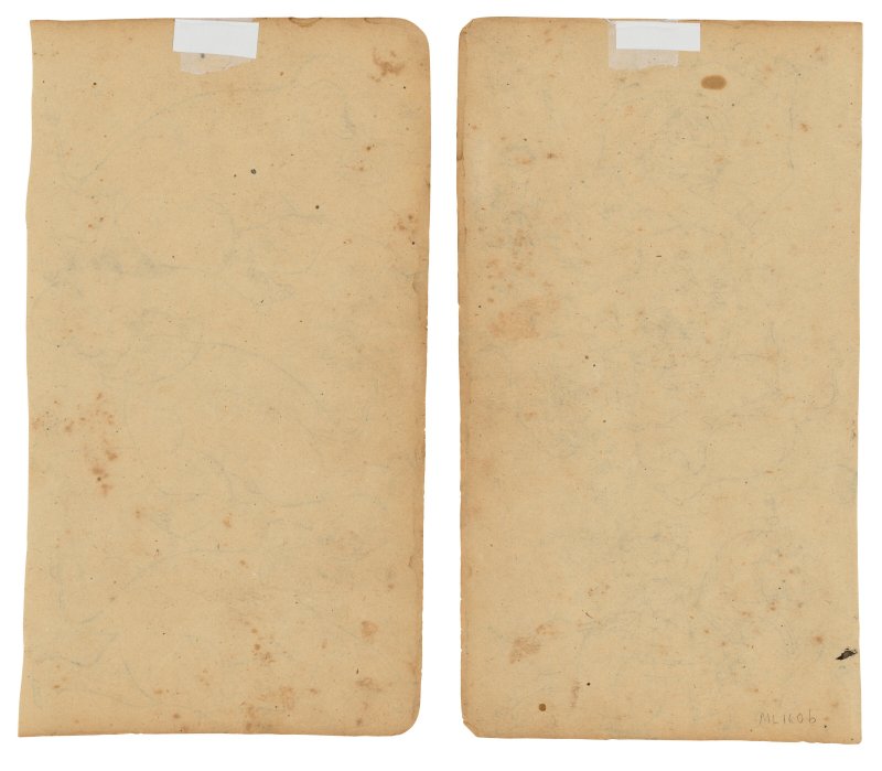 TWO STUDIES FROM KOTAH ARTIST'S SKECTHBOOK  INDIA, RAJASTHAN, KOTAH, 19TH CENTURY - 图2