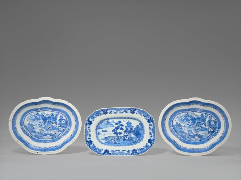 中國 清十八/十九世紀 外銷青花瓷器十一件  CHINA, 18TH-19TH CENTURY - 图2
