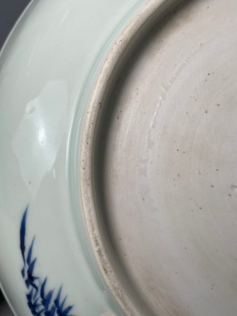 清乾隆 青花花富贵长春图盘 - 图27