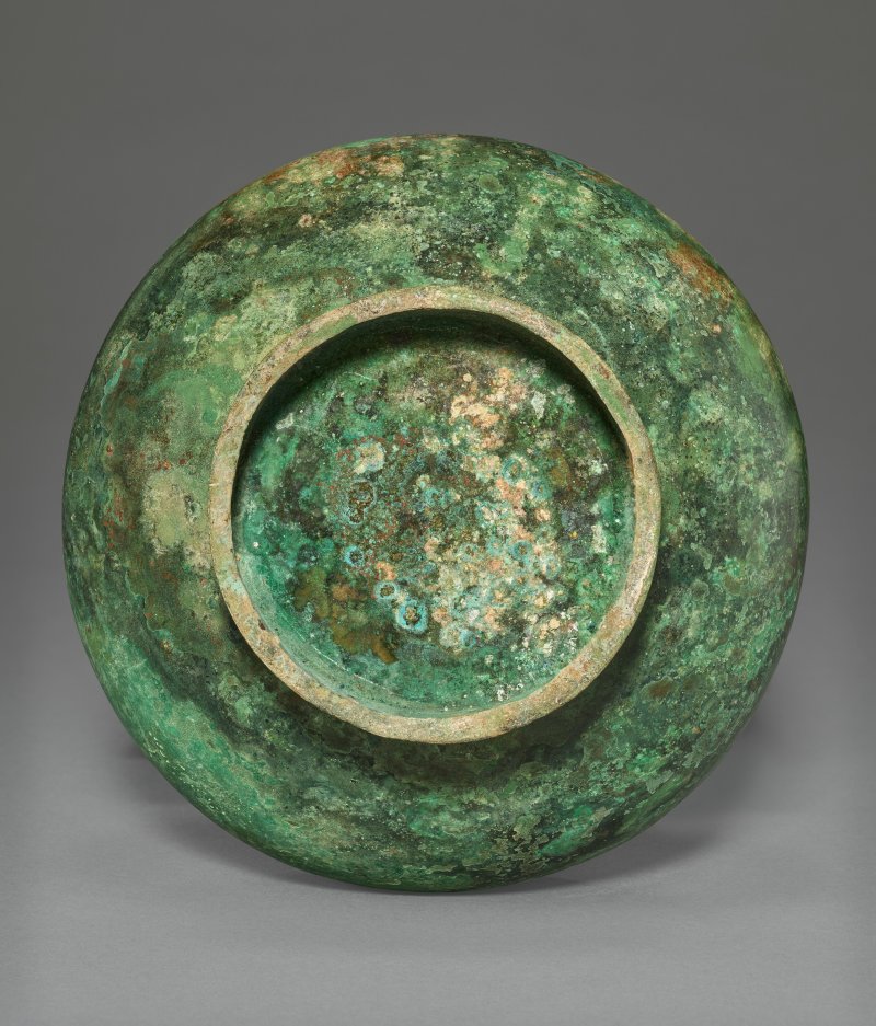 中國 漢 銅蒜頭壺  CHINA, HAN DYNASTY (206 BC-AD 220) - 图3
