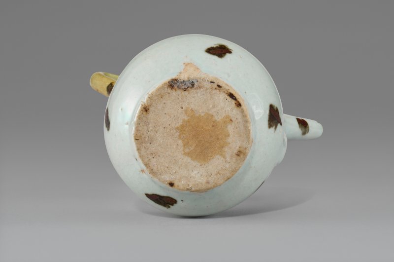 中國 元 青白釉褐斑葫蘆式執壺及蓋  CHINA, YUAN DYNASTY (1279-1368) - 图3