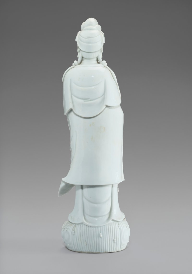 中國 晚清 德化白釉觀音立像  CHINA, LATE QING DYNASTY - 图3