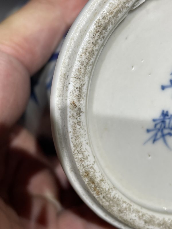 青花花鸟纹观音瓶 - 图9