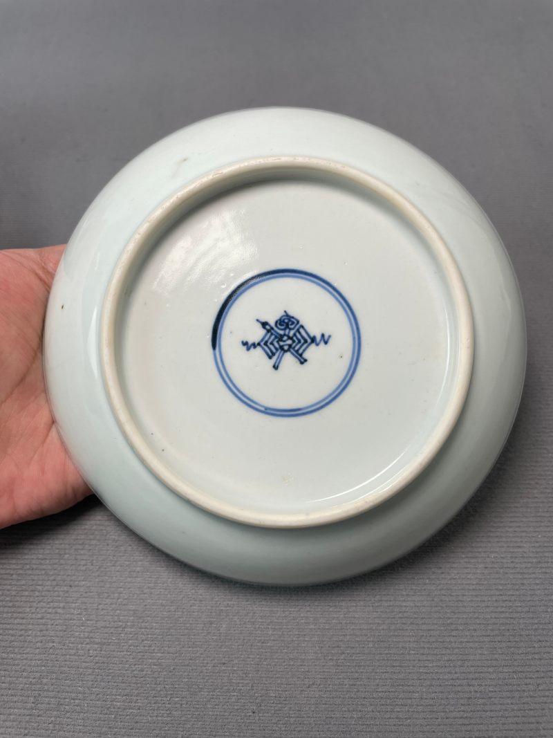 清雍正 粉彩玉堂富贵图盘 - 图8