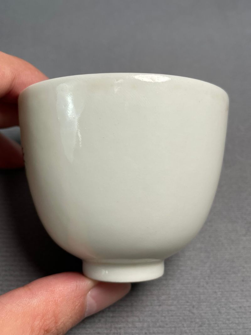 民国 粉彩蝶恋花杯 - 图6