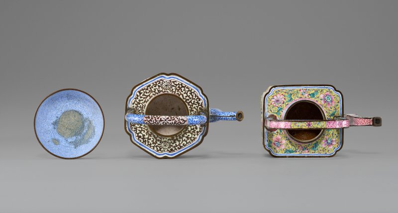 中國 清十八世紀 銅胎琺瑯器三件  CHINA, 18TH CENTURY - 图3
