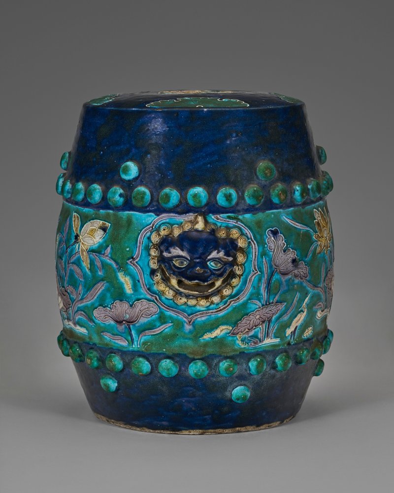 中國 明 琺華一路連科坐墩  CHINA, MING DYNASTY (1368-1644) - 图1