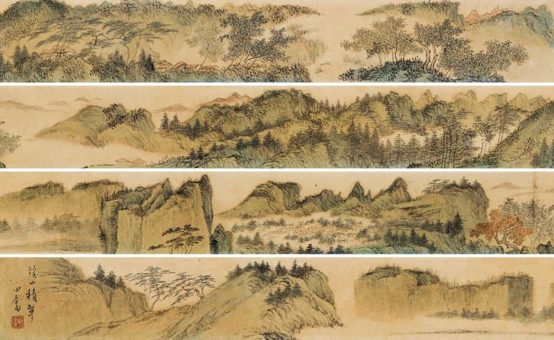 溪山积翠
