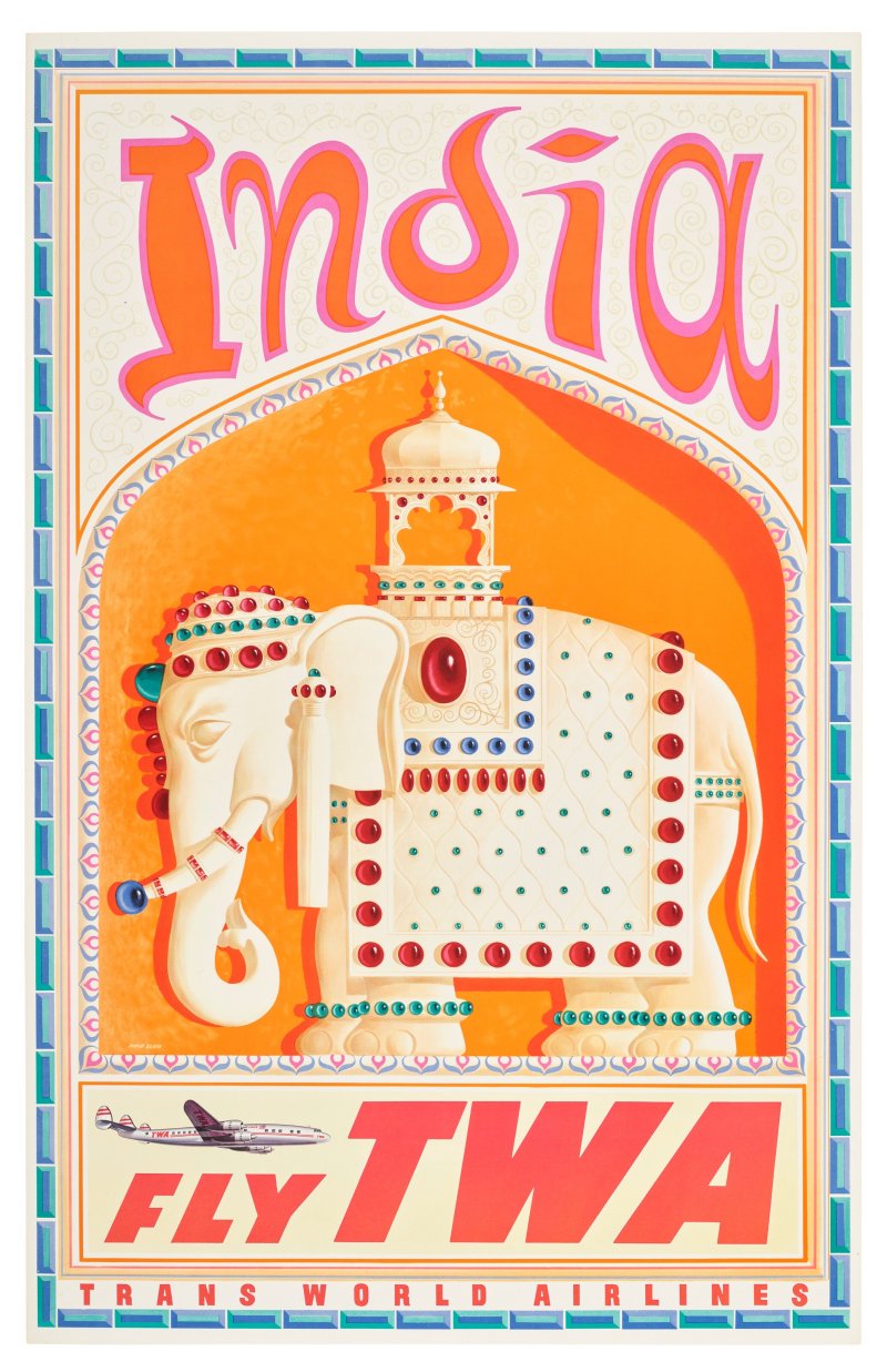 A GROUP OF THREE INDIA TRAVEL POSTERS  INDIA, 20TH CENTURY - 图3