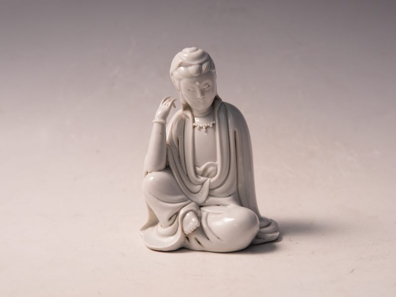 清中期 德化窑观音像
