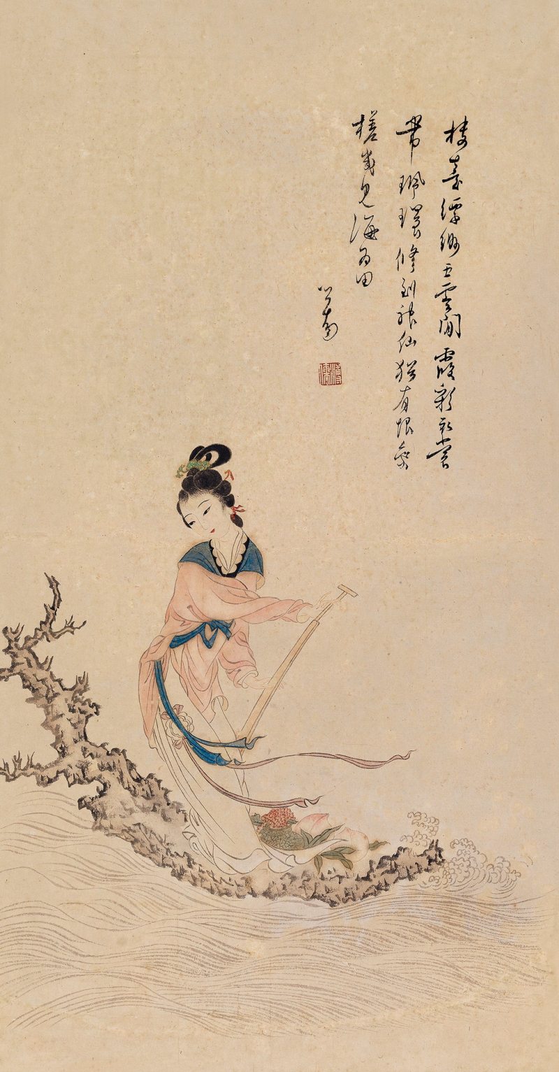 蓬莱仙女图