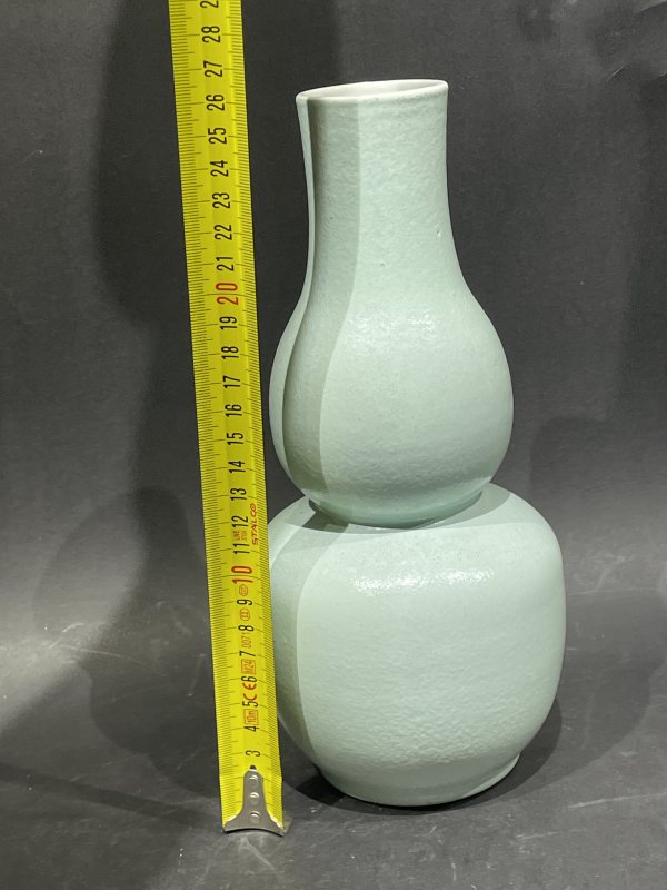 清 青釉葫芦瓶 - 图10