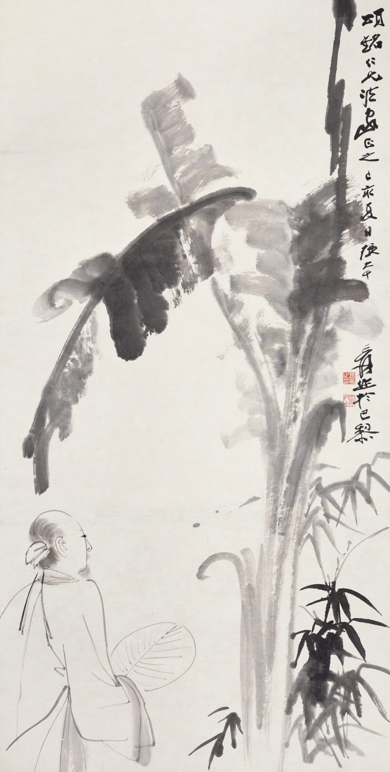 1959年作 芭蕉高士