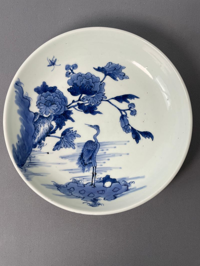 清乾隆 青花花富贵长春图盘 - 图3