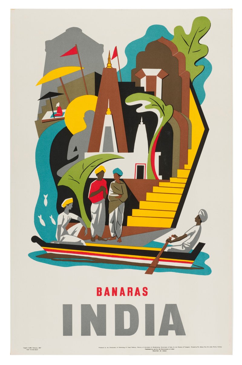 A GROUP OF THREE INDIA TRAVEL POSTERS  INDIA, 20TH CENTURY - 图2