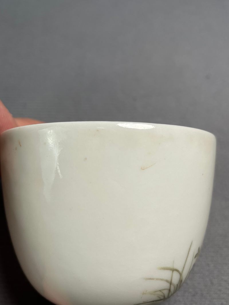 民国 粉彩蝶恋花杯 - 图12