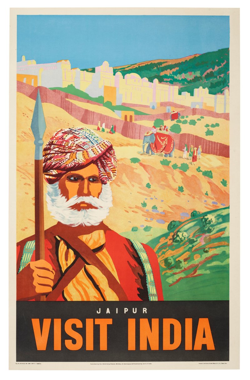 A GROUP OF THREE INDIA TRAVEL POSTERS  INDIA, 20TH CENTURY - 图3
