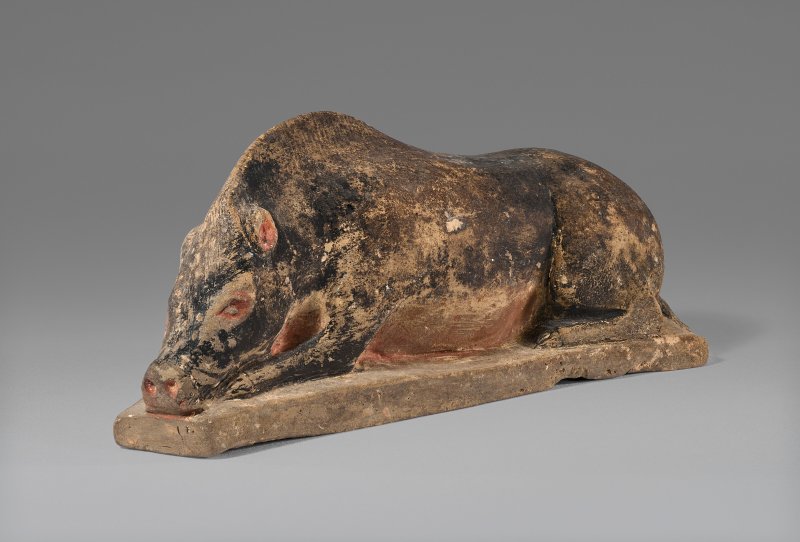 中國 北魏 彩繪陶豭  CHINA, NORTHERN WEI DYNASTY (AD 386-534) - 图2