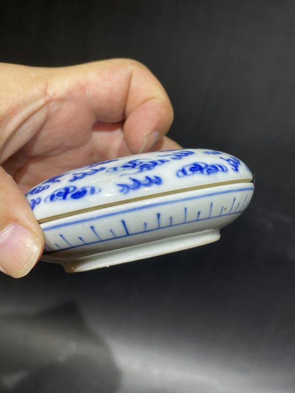 清青花印泥盒 - 图12