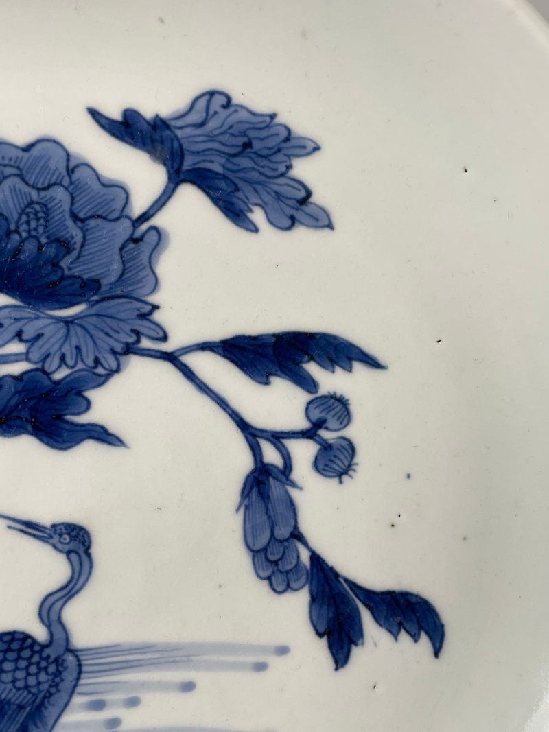 清乾隆 青花花富贵长春图盘 - 图6